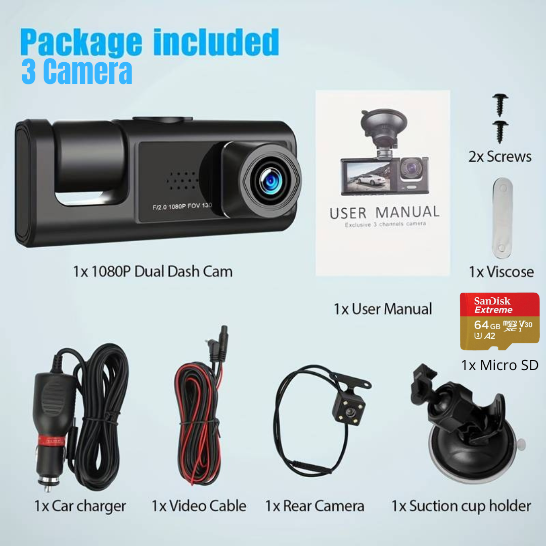 Dash Cam Pro HD Camera for Car - Luxéa™ 