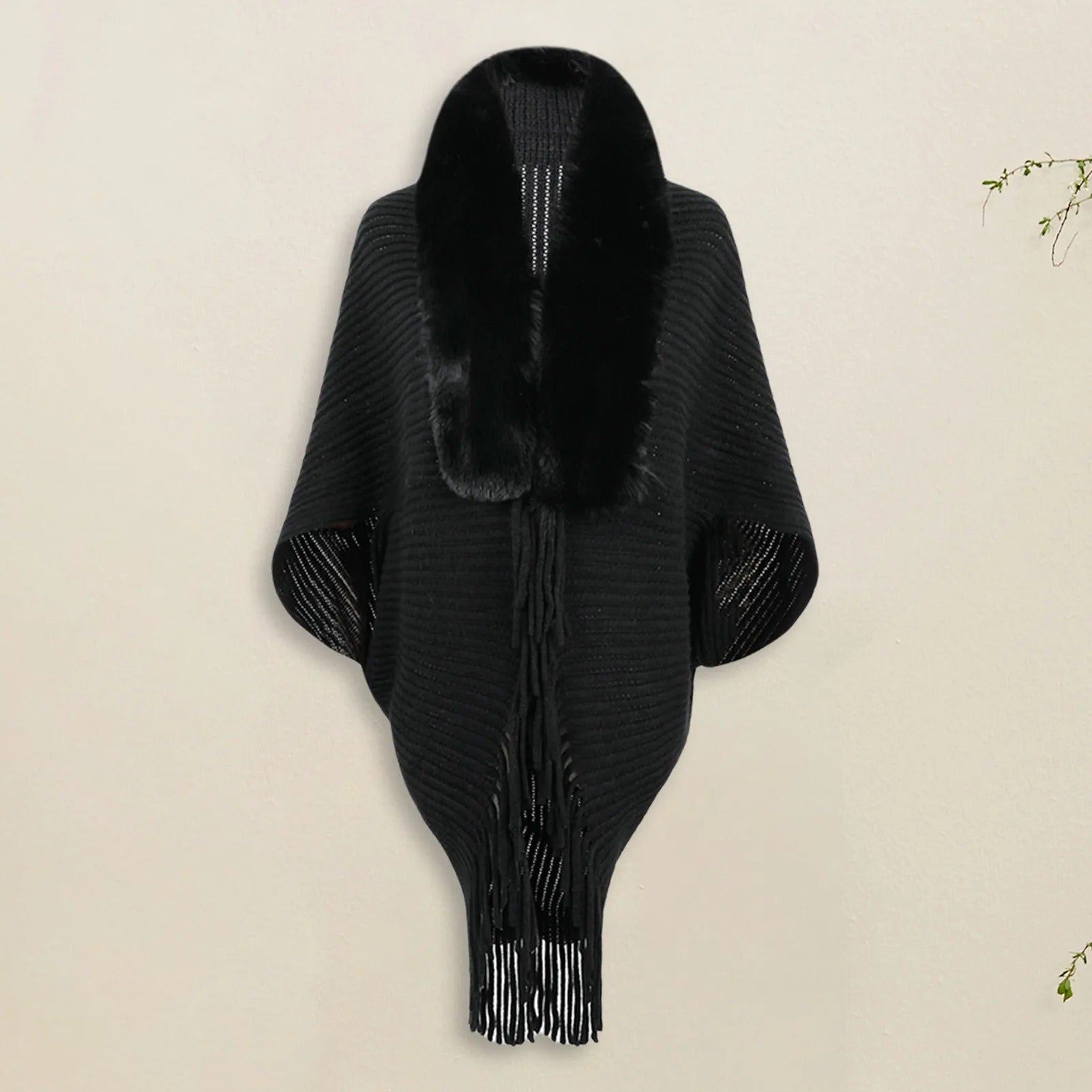 Cocoon™ Poncho: Knitted Elegance for Women
