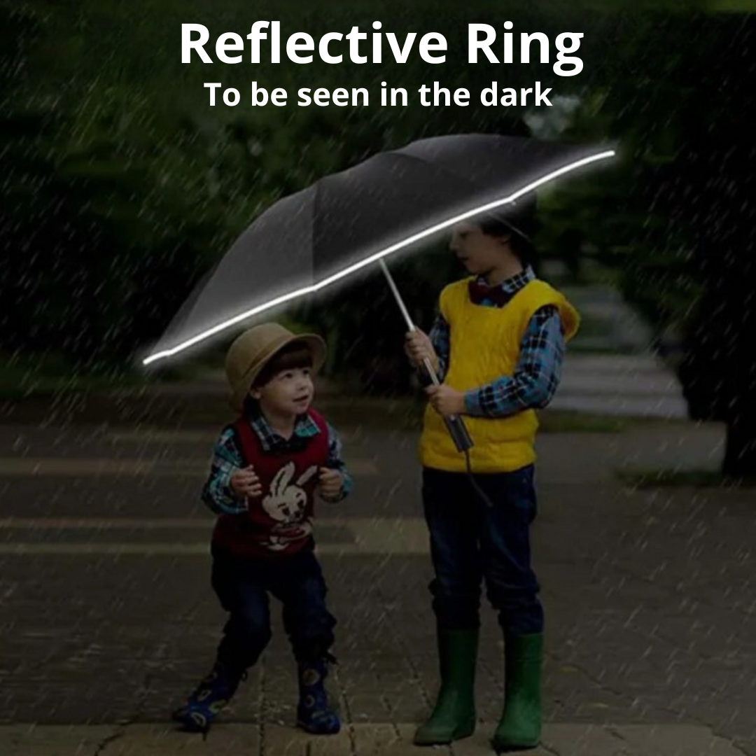Reverse Umbrella with Integrated LED Flashlight - Luxéa™